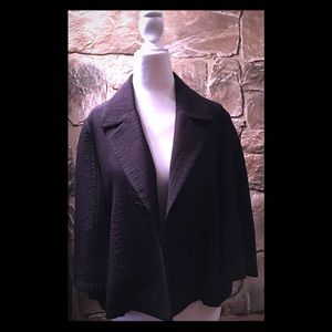 Black Escada Kimono Sleeve Jacket